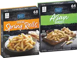 IGA Pacific West Cocktail Spring Rolls or Asian Banquet 1kg offer