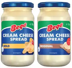IGA Bega Cream Cheese Spread Selected Varieties offer