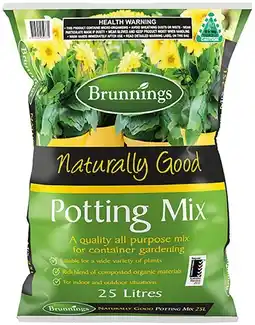 IGA Brunnings Potting Mix or Pine Bark 25 Litre Selected Varieties offer
