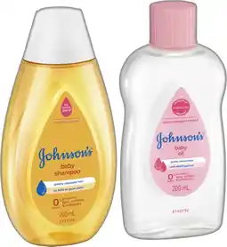 IGA Johnson’s Baby Shampoo, Oil or Bedtime Bath 200mL Selected Varieties offer