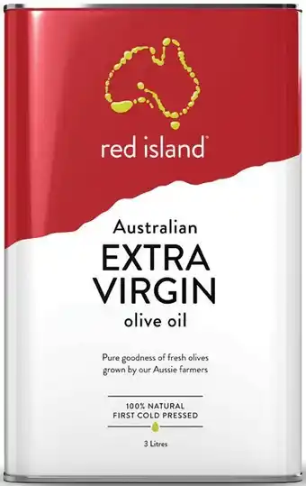 IGA Red island extra virgin olive oil offer