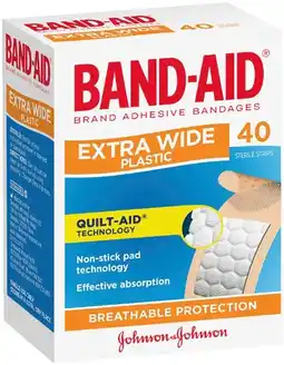 IGA Band‑Aid Extra Wide Plastic Strips offer