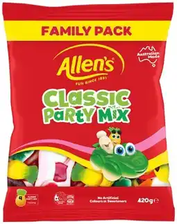 IGA Allen’s Lollies Family‑420g Selected Varieties offer