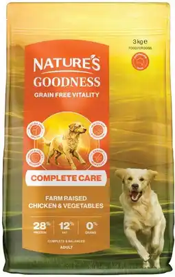 IGA Natures Goodness Complete Care Grain Free Dry Dog Food Selected Varieties offer