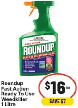 IGA Roundup fast action ready to use weedkiller offer