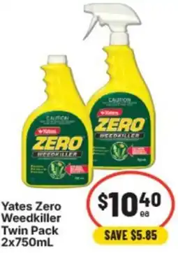 IGA Yates zero weedkiller offer