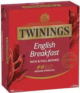 IGA Twinings Tea Bags Selected Varieties offer