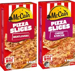 IGA McCain Pizza Slices Selected Varieties offer