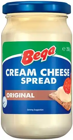 IGA Bega Cream Cheese Spread Selected Varieties offer