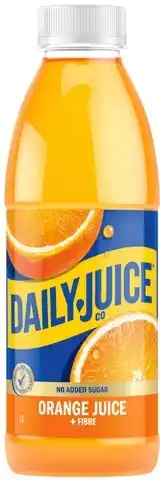 IGA Daily Juice Co No Added Sugar Orange Juice +Fibre offer