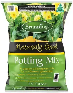 IGA Brunnings naturally good potting mix offer