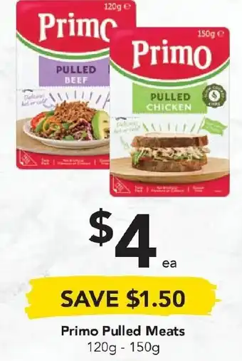 Drakes Primo Pulled Meats 120-150g offer