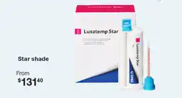 Henry Schein Luxatemp star offer