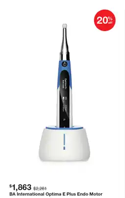 Henry Schein Ba international optima e plus endo motor offer