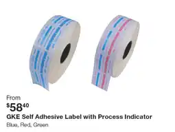 Henry Schein Gke self adhesive label with process indicator offer