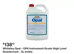 Henry Schein Whiteley opal - opa instrument grade high level disinfectant offer