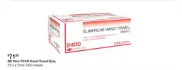 Henry Schein De slim plus hand towel offer