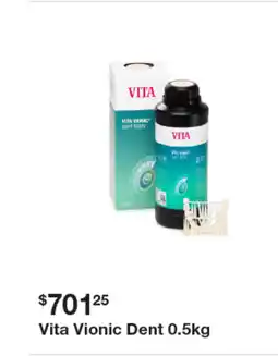 Henry Schein Vita vionic dent offer