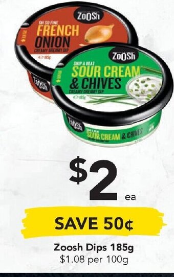 Zoosh Dips 185g