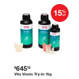 Henry Schein Vita vionic try-in offer