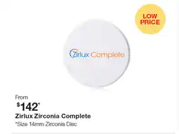 Henry Schein Zirlux zirconia complete offer