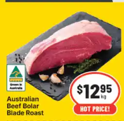 IGA Australian beef bolar blade roast offer