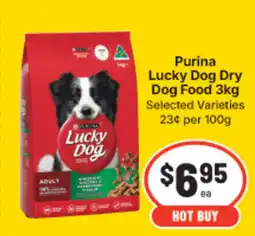 IGA Purina lucky dog dry dog food offer