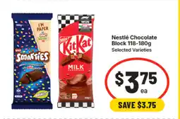 IGA Nestlé chocolate block offer