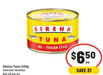 IGA Sirena tuna offer