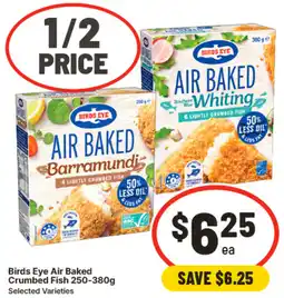 IGA Birds eye air baked crumbed fish offer