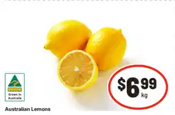 IGA Australian lemons offer
