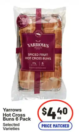 IGA Yarrows hot cross buns offer