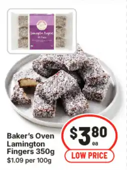 IGA Baker's oven lamington fingers offer