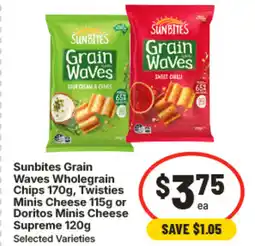 IGA Sunbites grain waves offer