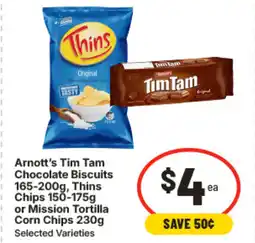 IGA Arnott's tim tam chocolate biscuits offer