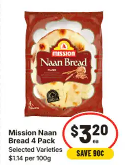 IGA Mission naan bread offer