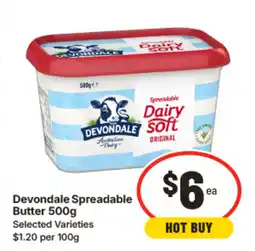 IGA Devondale spreadable butter offer