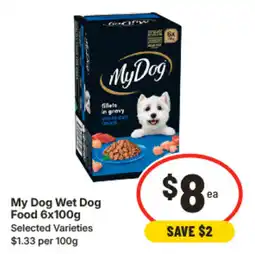 IGA My dog wet dog food offer