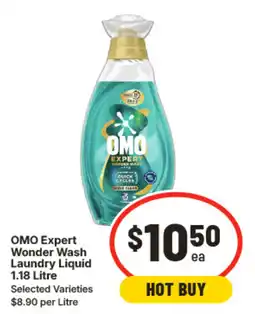 IGA Omo expert wonder wash laundry liquid offer