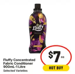 IGA Fluffy concentrated fabric conditioner litre offer