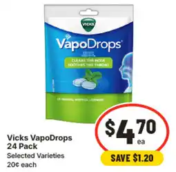 IGA Vicks vapodrops offer