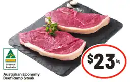 IGA Australian economy beef rump steak offer