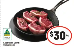IGA Australian lamb rump steak offer