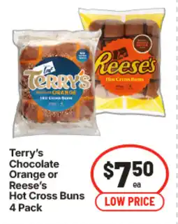 IGA Terry's chocolate orange or reese's hot cross buns offer