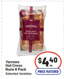 IGA Yarrows hot cross buns offer