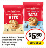 IGA Nestlé bakers' choice chocolate bits offer