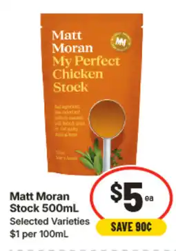 IGA Matt moran stock offer