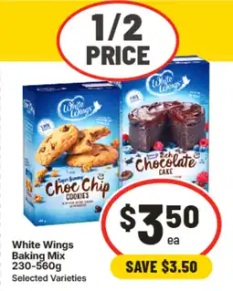 IGA White wings baking mix offer