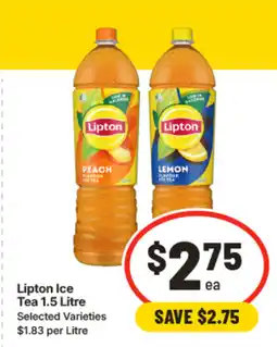 IGA Lipton ice tea offer