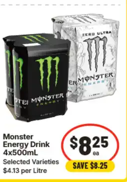IGA Monster energy drink offer